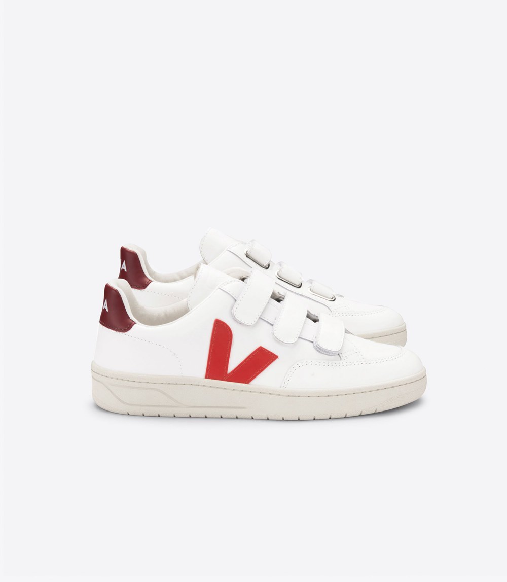 Veja Sneakers Womens - V-lock Leather - White - 6892JKSXM